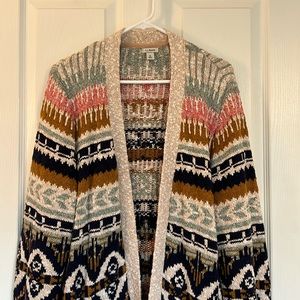 Beautiful Thick Rag Sweater Cardigan